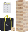 Giant Timber Blocks Games 56pcs Large Tower Outdoor Game - Family Fun