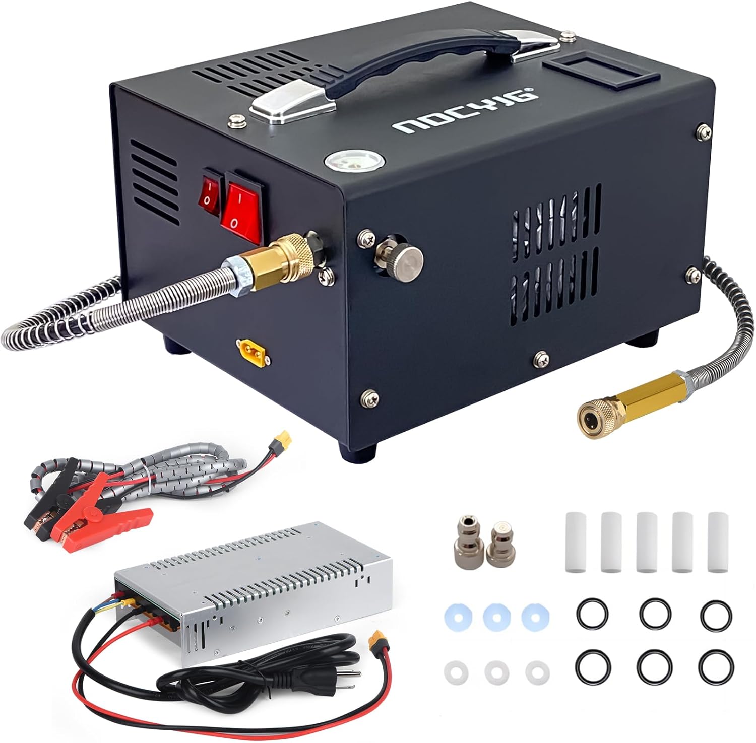 Powerful 4500PSI Portable Air Compressor - Ideal for Paintball & Air Rifle