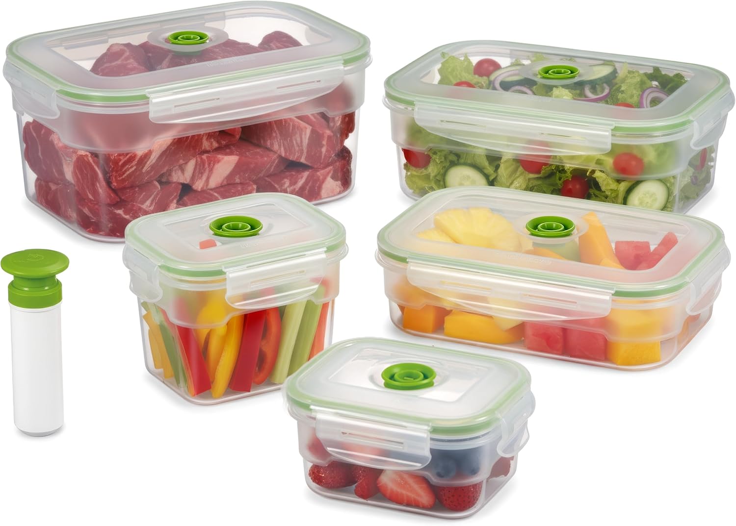 Lasting Freshness BPA-Free Vacuum Seal Containers for Food Storage