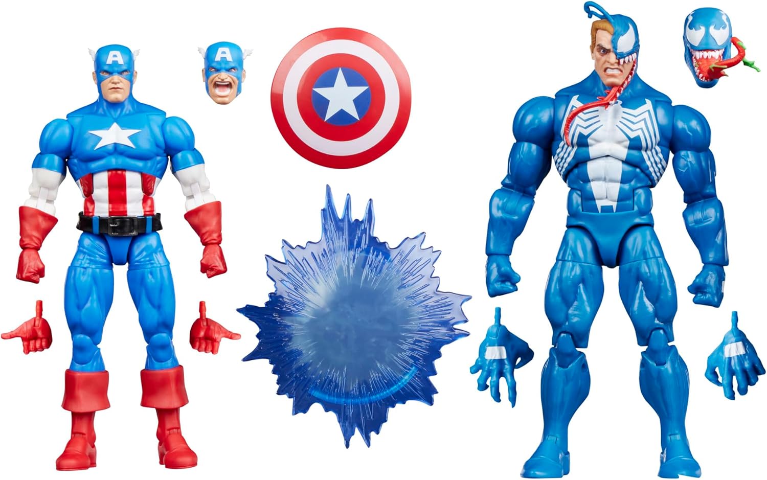 Marvel Legends Gamerverse Captain America vs Venom Action Figures