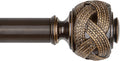 Long Curtain Rods for Windows 72 to 144 in - Heavy Duty Telescoping