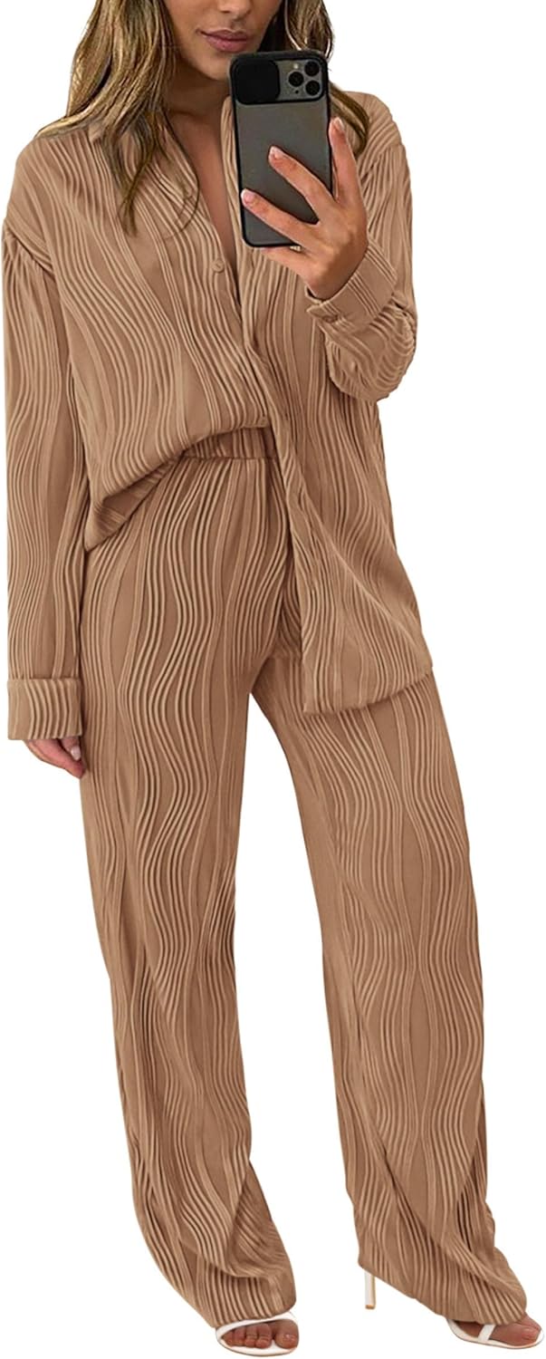 PRETTYGARDEN Women's 2 Piece Sets for Fall Casual Style