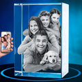 ArtPix 3D Crystal Photo Personalized Gift - Keepsake 3D Etched Photo