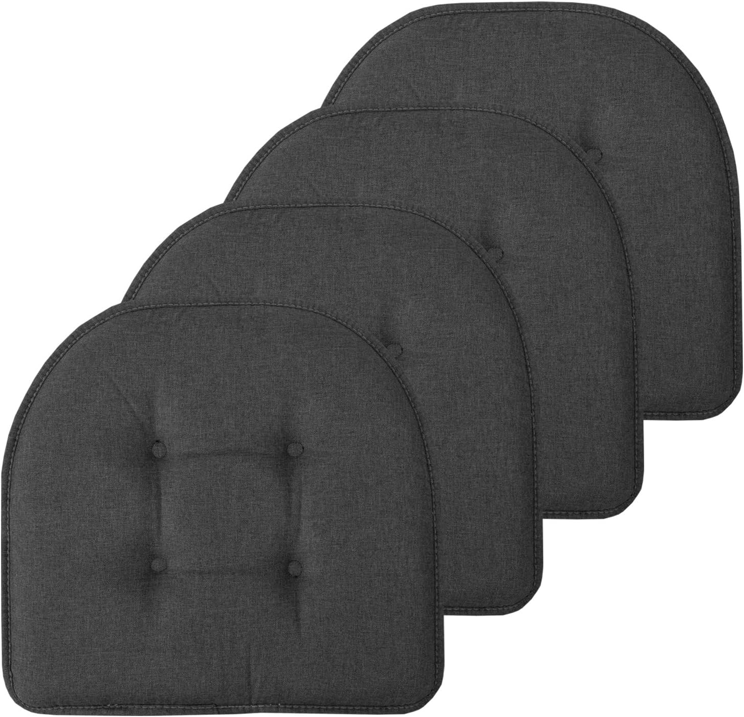 Sweet Home Collection Memory Foam Chair Cushion Pads for Comfort