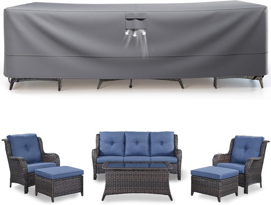 Waterproof Patio Furniture Covers for 6 Piece Set - Protect Your Outdoor Furniture in Style!