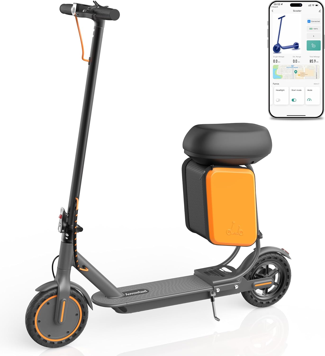 Electric Scooter for Adults with Powerful Motor and Long Range