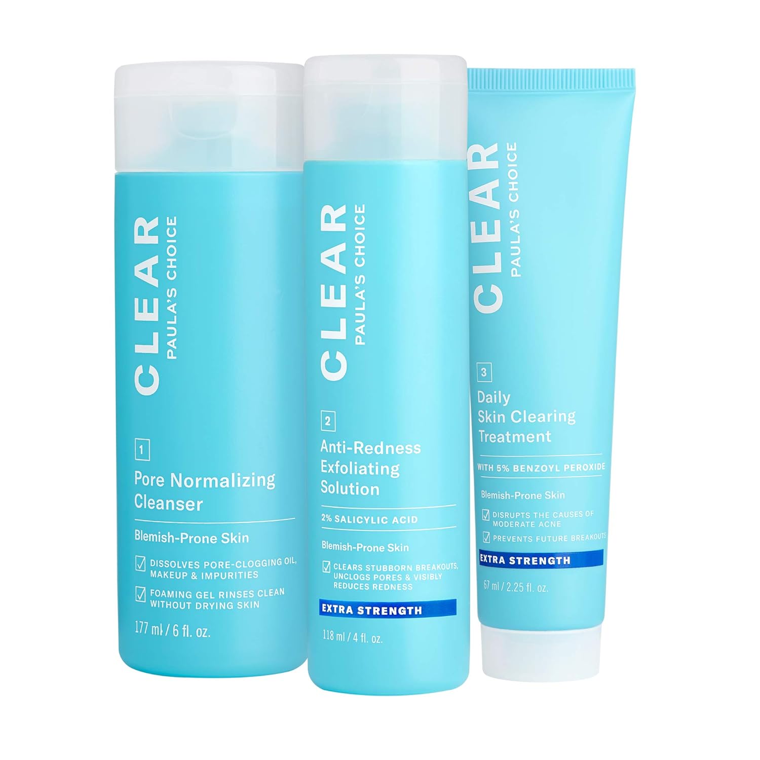 Paula's Choice CLEAR 3-Piece Acne Kit for All Skin Types