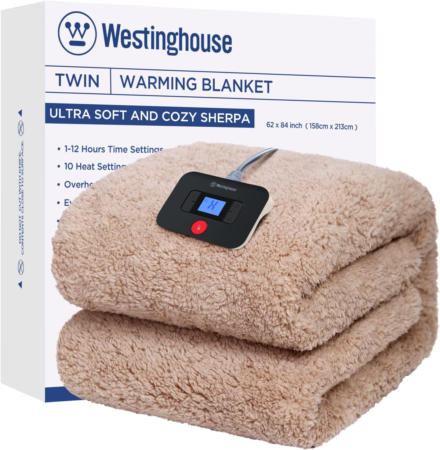 Westinghouse Electric Blanket Twin Size for Cozy Warmth