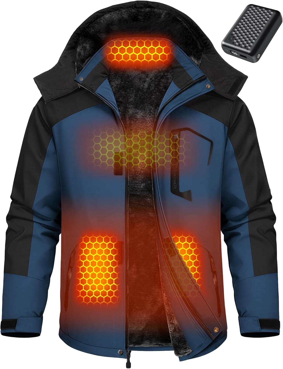Wulcea Graphene Heated Jacket for Men with Large Battery Pack