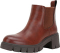 Vepose Women's Chelsea Ankle Boots Platform Lug Sole - Comfortable it