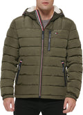 Tommy Hilfiger Midweight Sherpa Lined Hooded Puffer Jacket - Warm lock