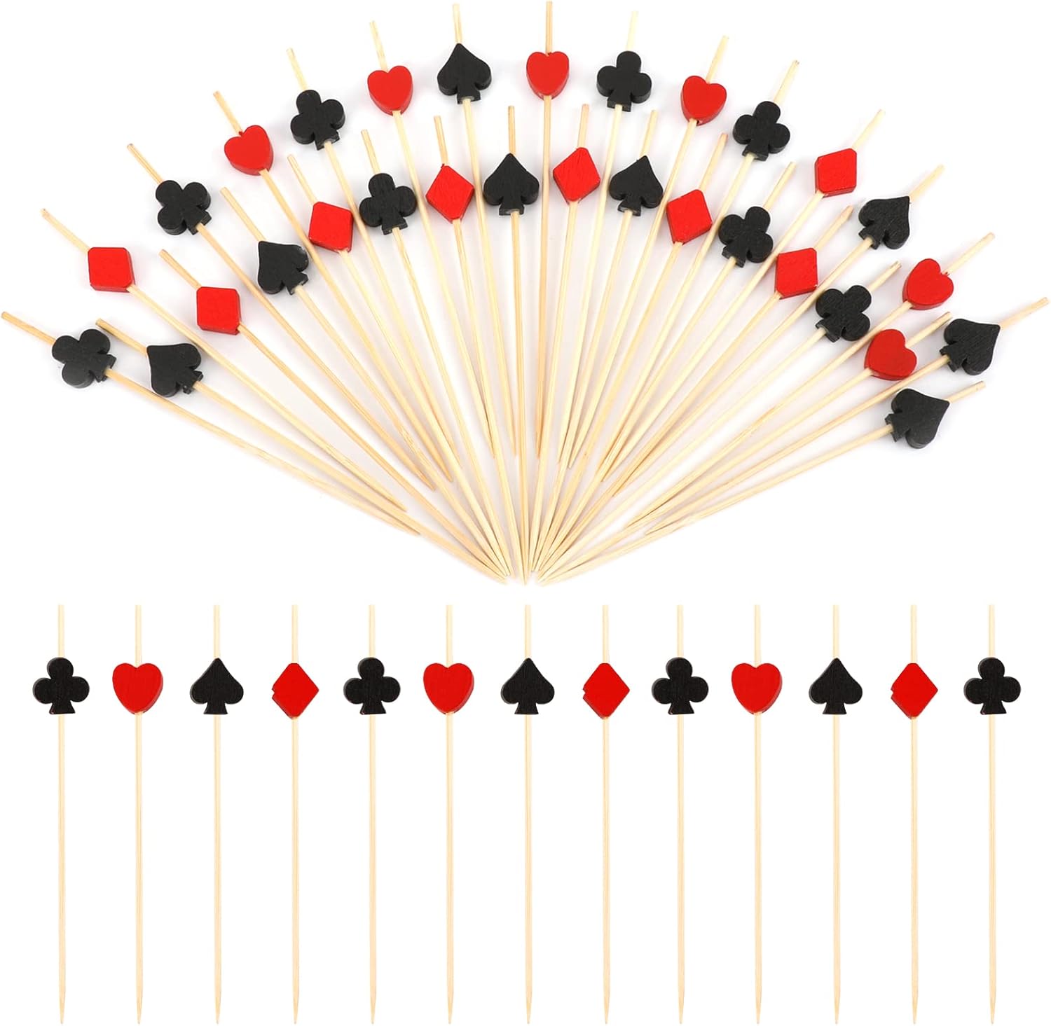 Bamboo Cocktail Picks - Tropical Party Essential