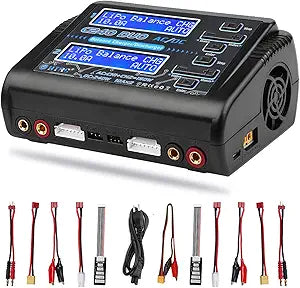 Dual Lipo Charger for RC Cars - 240W 10A Balance Charger