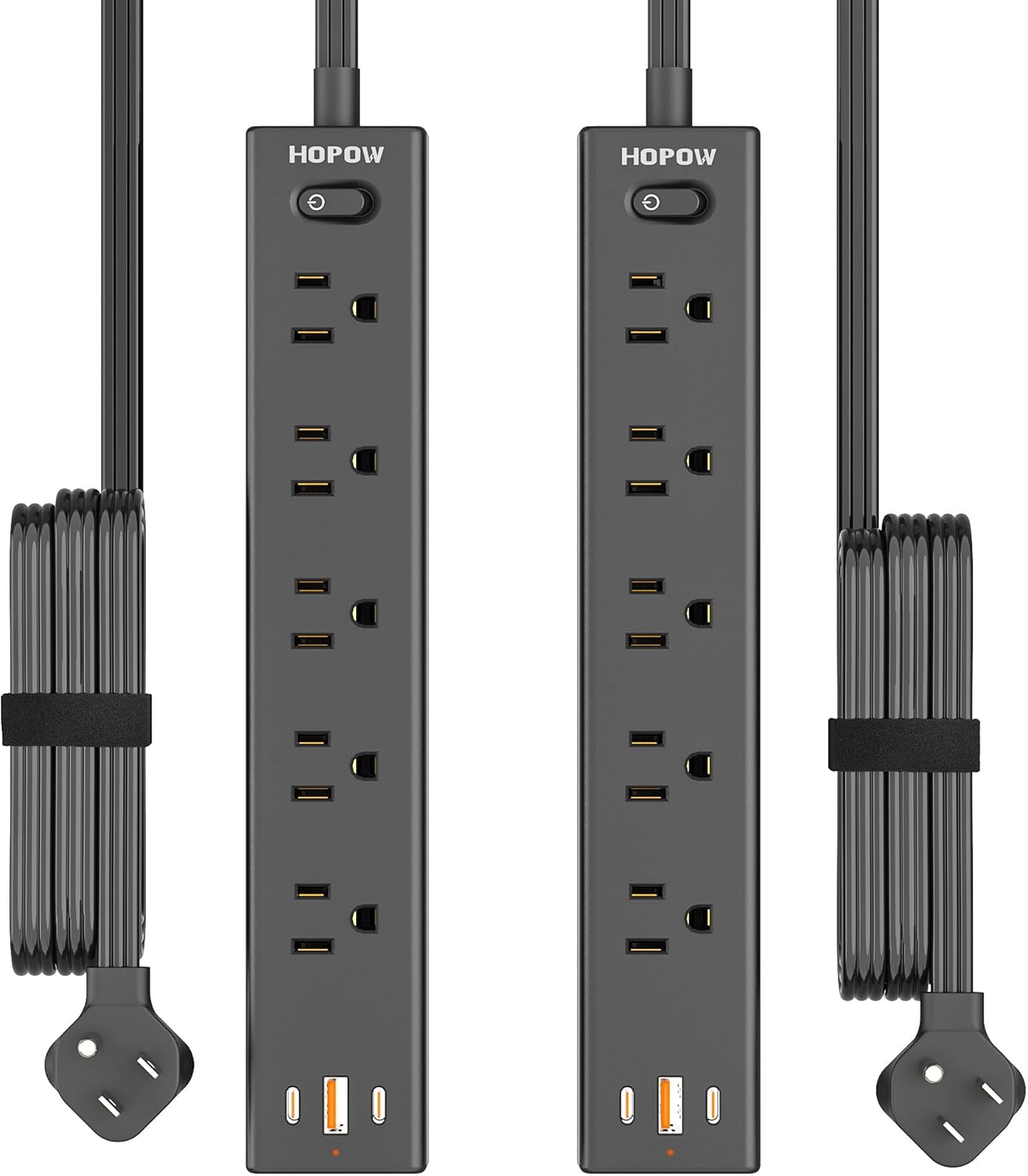 Power Strip Surge Protector with 5 Outlets & 3 USB Ports
