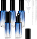 5pc Mini Glass Perfume Atomizers Set ~ Leak-Proof & Portable!