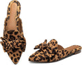 Women's Faux Suede Rilista Mules - Slip On Pointed Toe Comfort
