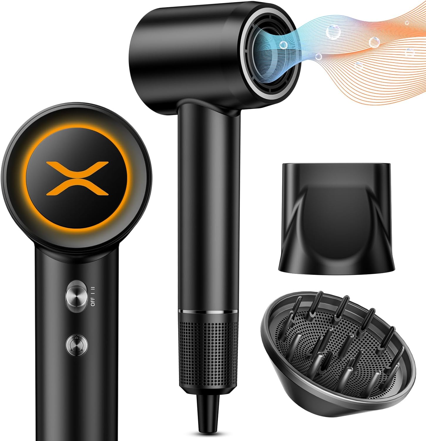 Ultra-Fast Ionic Hair Dryer by Reteven - Silently Powerful