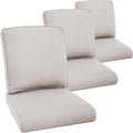 Outdoor Chair Cushions 3 Pack - Thick Durable Replacement Cushions