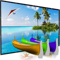 300 in Portable Projector Screen 16:9 - Big Outdoor Folding Screen