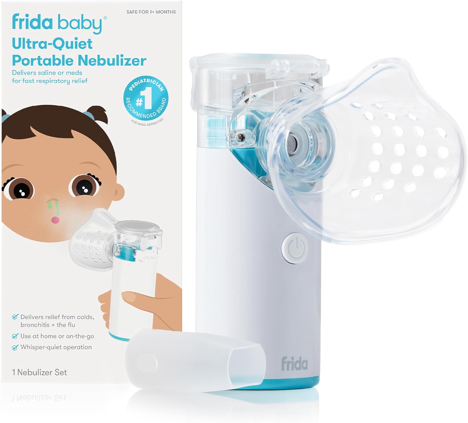 Portable Frida Baby Nebulizer: Ultra-Quiet Congestion Relief