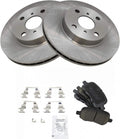 TRQ Front Ceramic Disc Brake Pad & Rotor Set for 98-02 Corolla