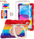 BATYUE Case for iPad (A16) 11th/10th Gen 11in/10.9in - Heavy Duty Red