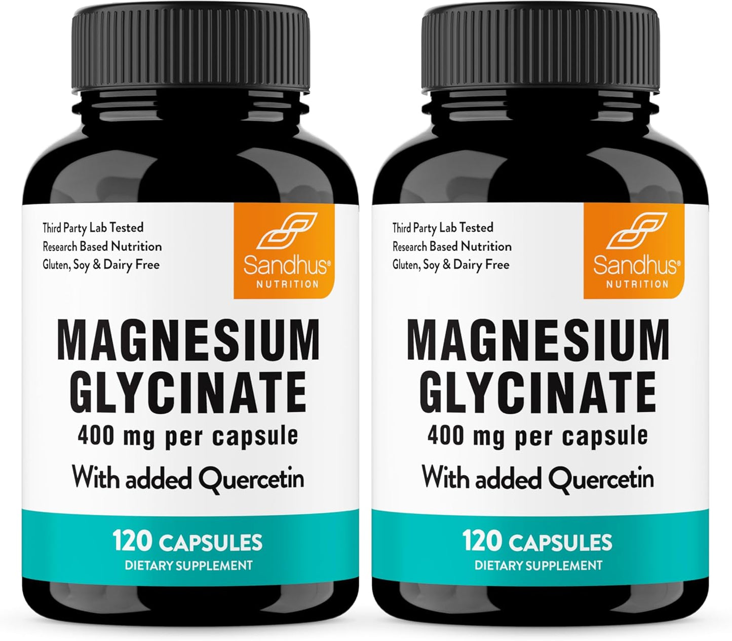 Magnesium Glycinate 400mg Capsules with Quercetin for Sleep
