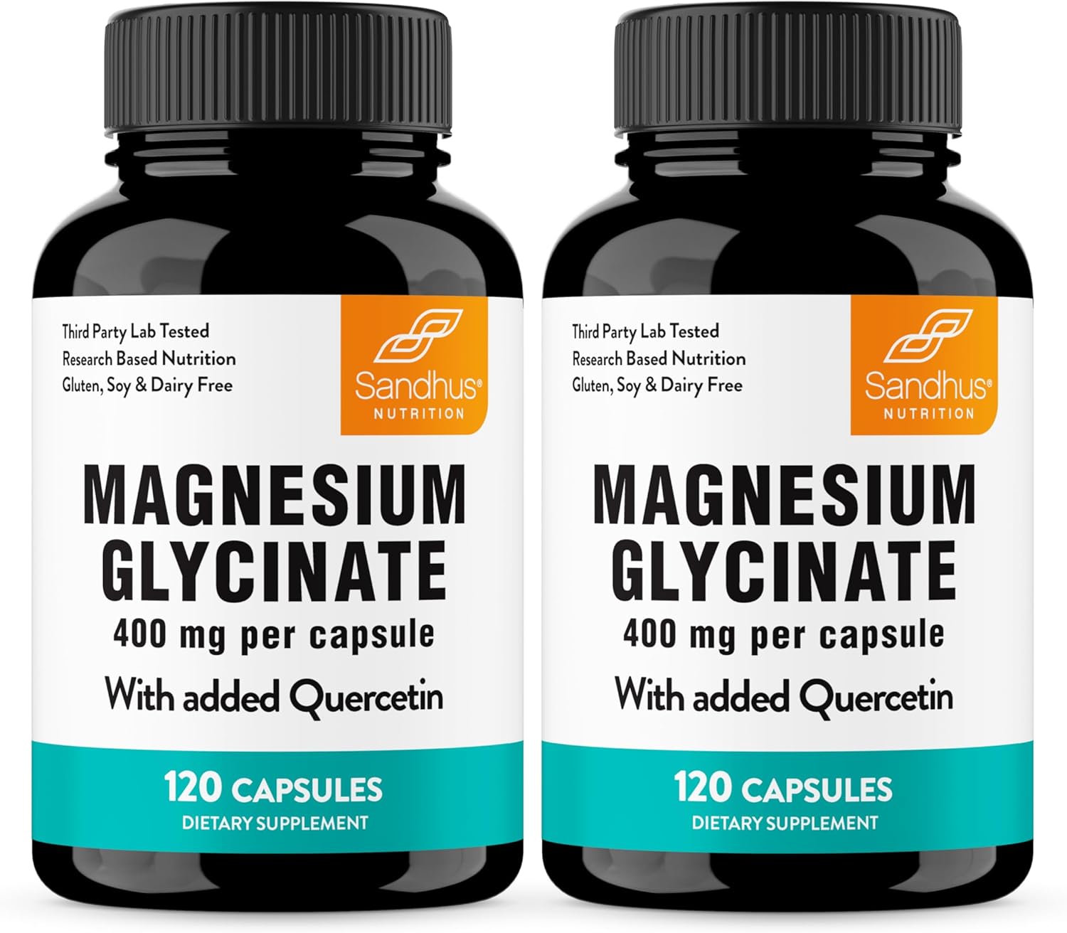 Magnesium Glycinate 400mg Capsules with Quercetin for Sleep