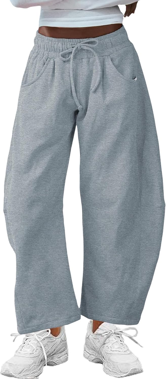 Hongsui Women's Barrel Leg Pants for Casual Comfort and Style