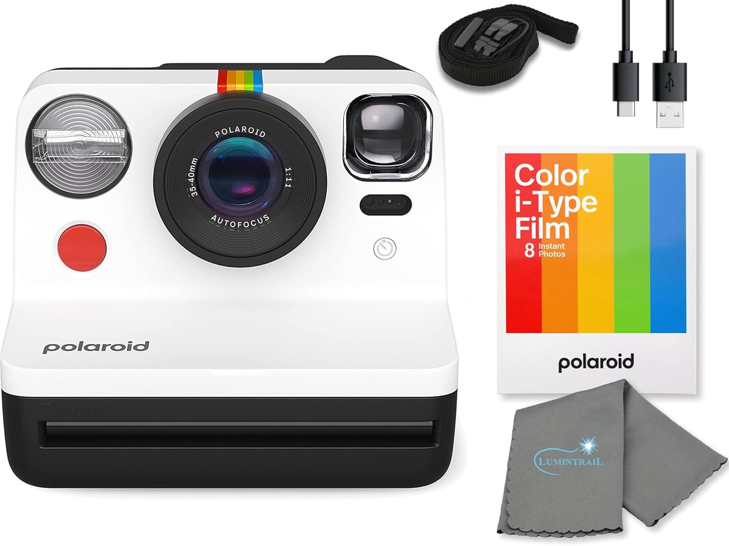 Polaroid Gen 2 Instant Film Camera Bundle - Capture Memories in Black & White