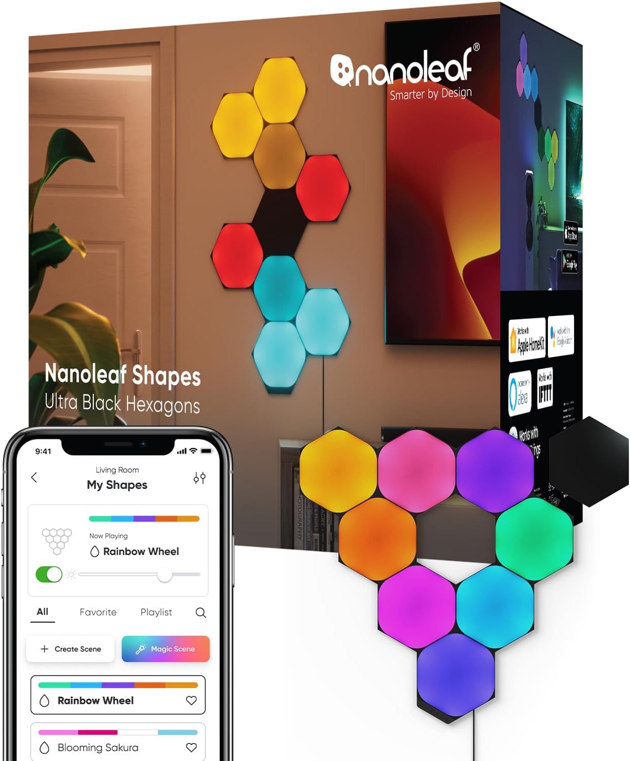 Nanoleaf Shapes LED Wall Lights for Stunning Home Decor