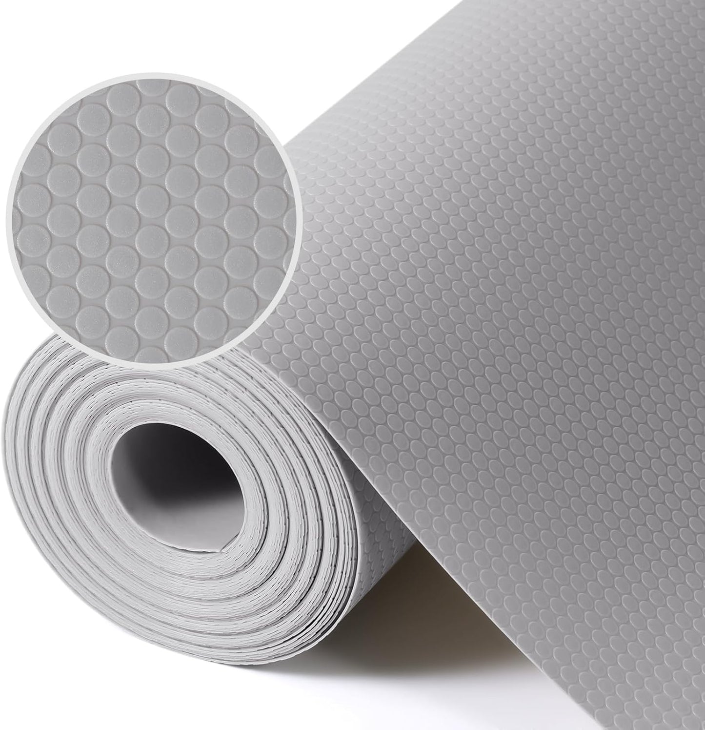 Light Gray Shelf Liners for Kitchen Cabinets and More