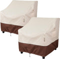 Patio Chair Covers Heavy Duty Waterproof 2Pack - Weatherproof