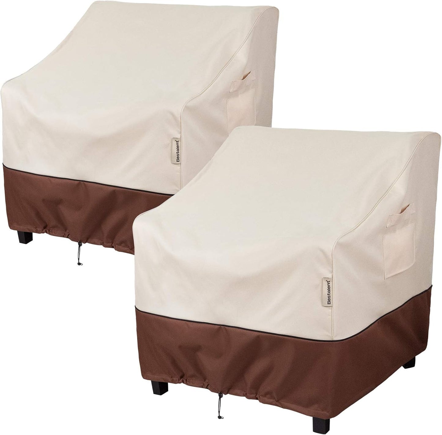 Patio Chair Covers Heavy Duty Waterproof for All Seasons 2-Pack