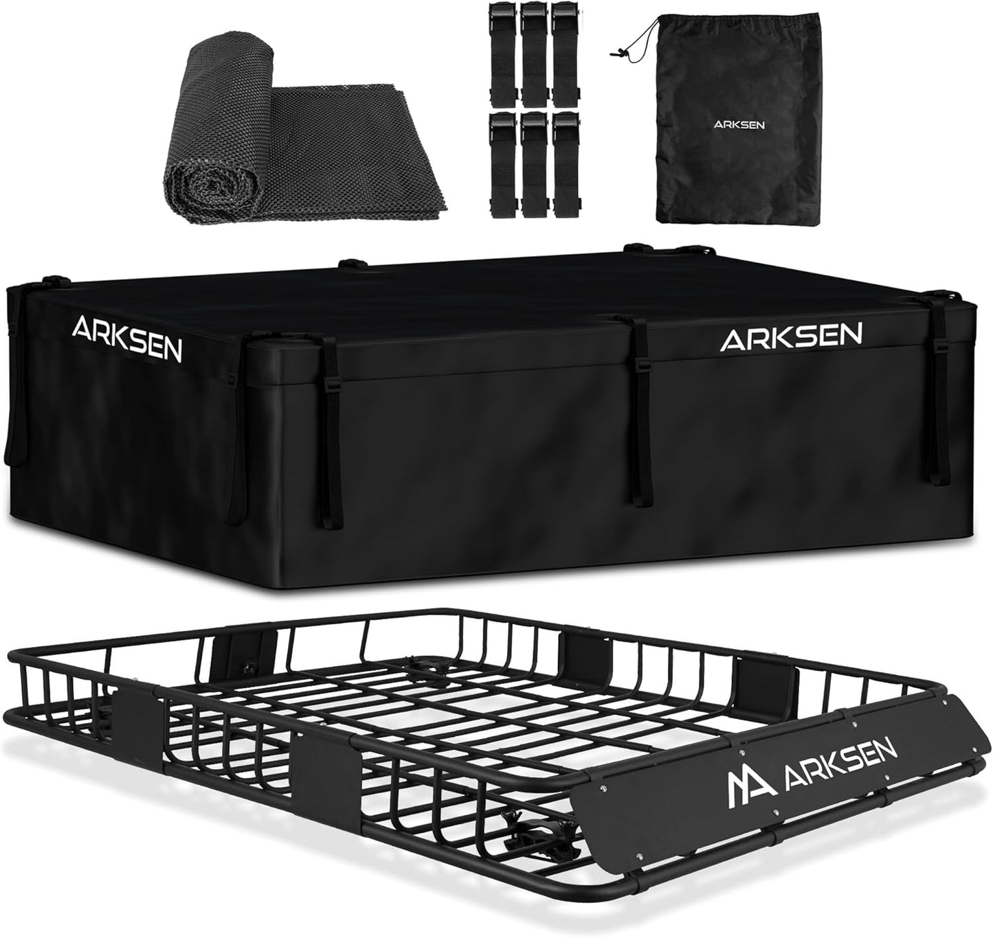 Universal Extra Wide Heavy Duty Roof Rack Cargo Carrier Basket
