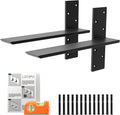 LEOPO 14in Heavy Duty T Shelf Bracket for Floating Countertops