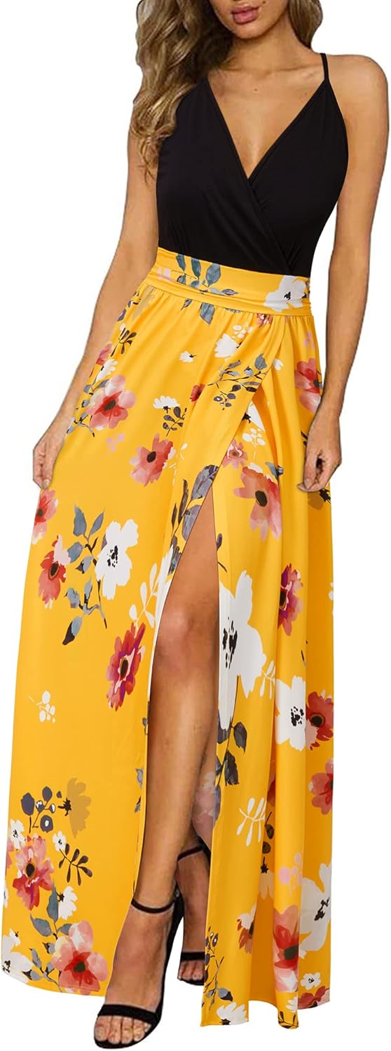 Newshows Women Summer Maxi Dress for Vacation and Beach Fun