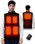 Heated Vest for Men Lightweight Fleece Vest with 16000mAh Battery