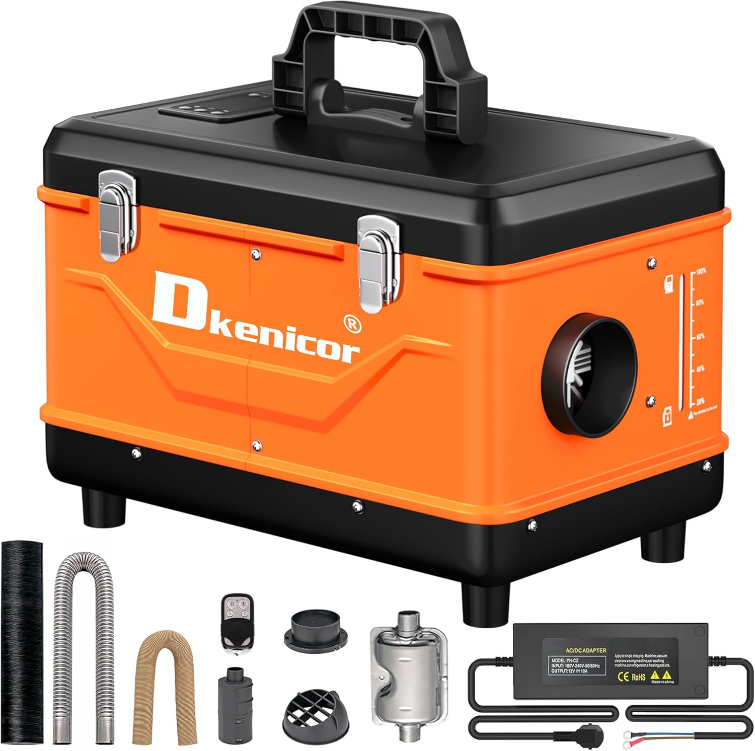 Fast Heat 1.5Gal Diesel Heater w/ LCD Remote - Dkenicor