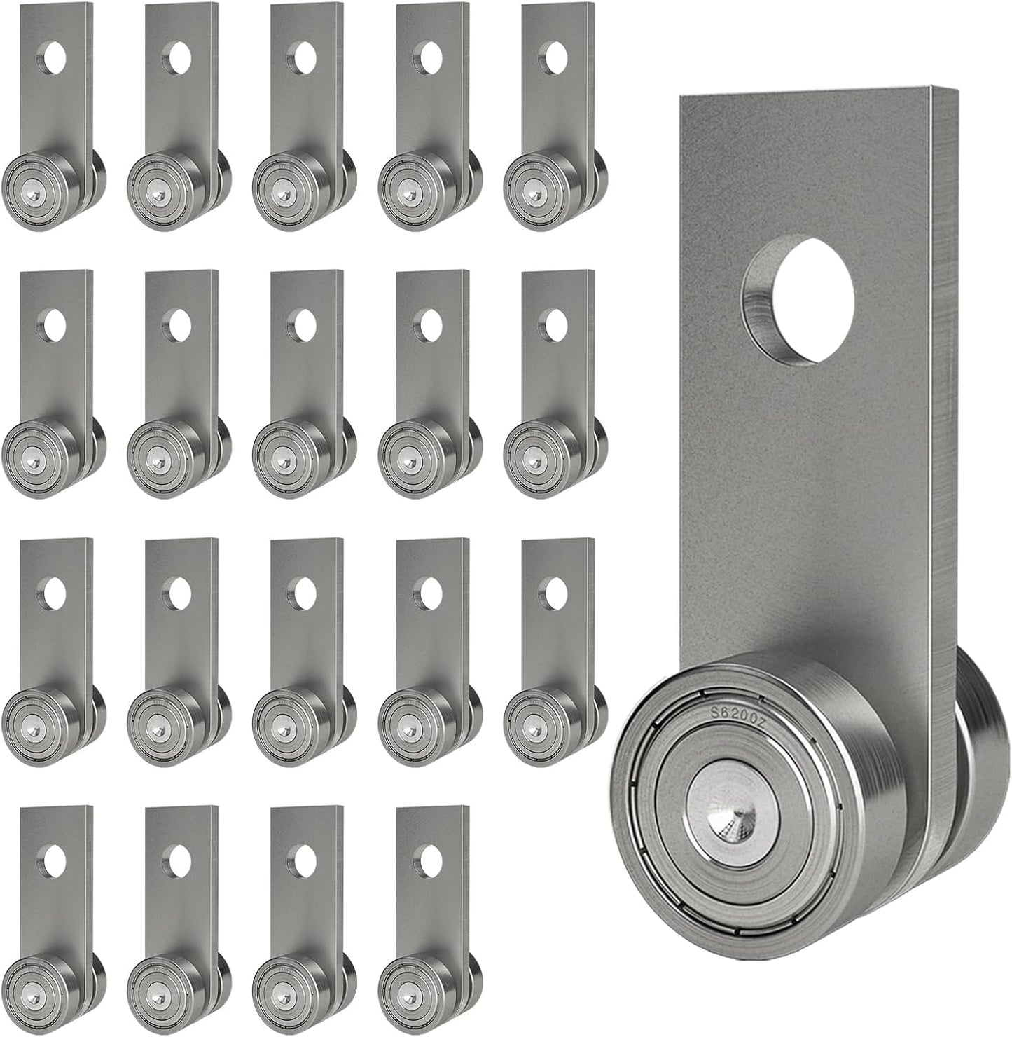 Trolley Assembly for 1-5/8in Strut Channel - Pack of 20 Rollers