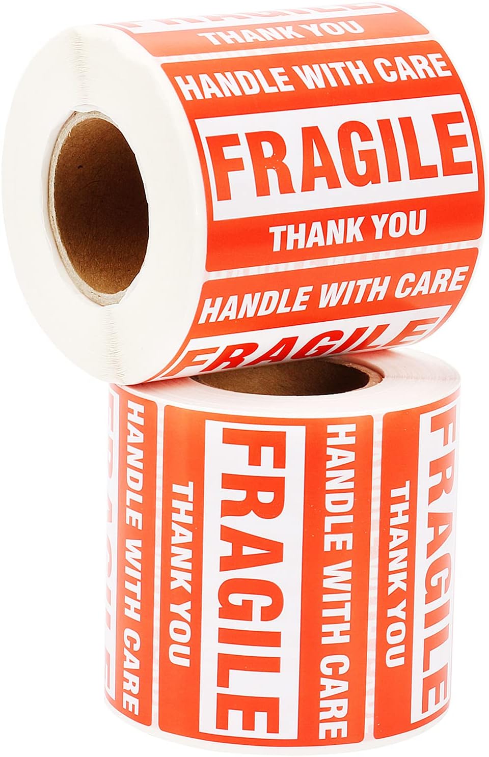 Fragile Stickers 2 x 3 for Shipping - 500 Labels per Roll