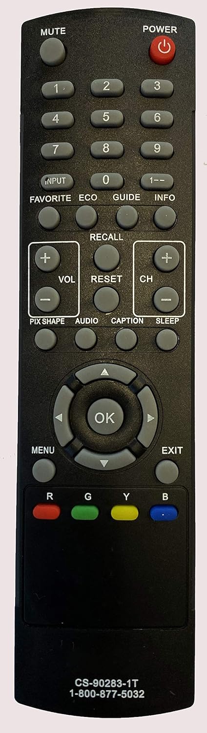 SANYO TV Remote Control Replacement by Elekpia