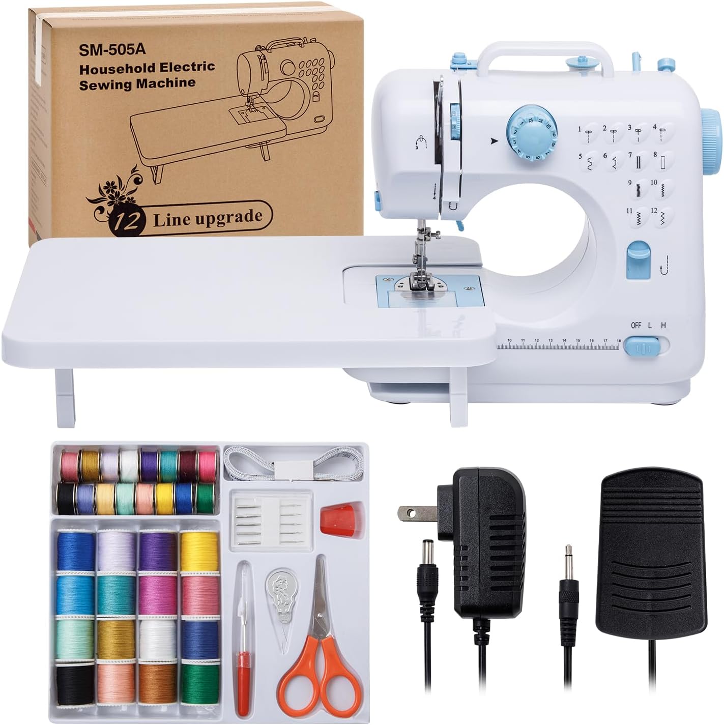 Sewing Machine for Beginners with Extension Table and Kit