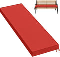 Premium Outdoor Bench Cushions for Patio Furniture 60in Red