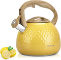 Tea Kettle Stovetop Teapot 2.5 Quart - Loud Whistle, Yellow