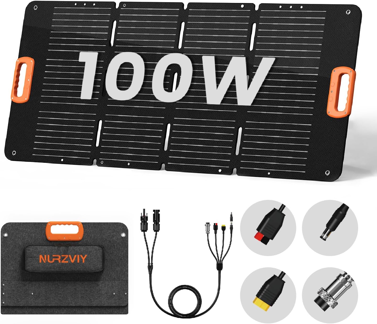 100W Portable Solar Panel - Power Anywhere!