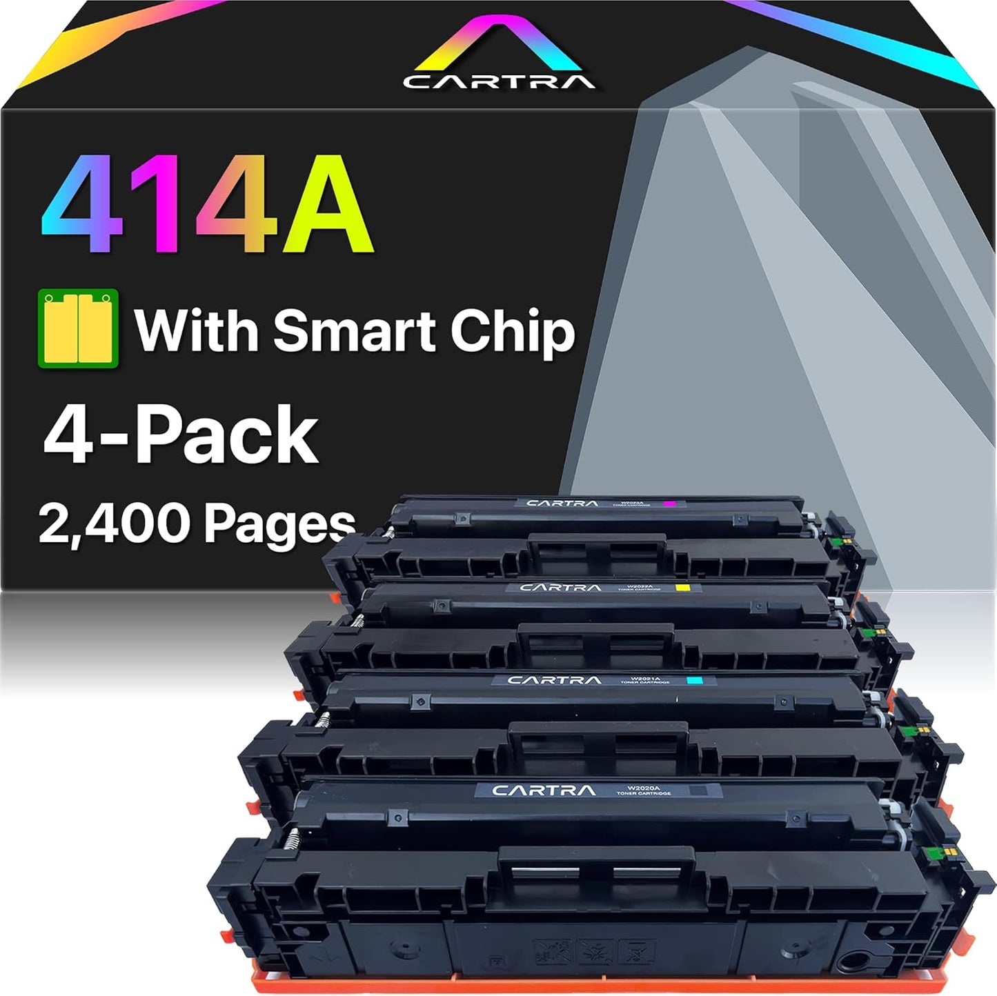 Premium 414X Toner 4-Pack for HP Laserjet