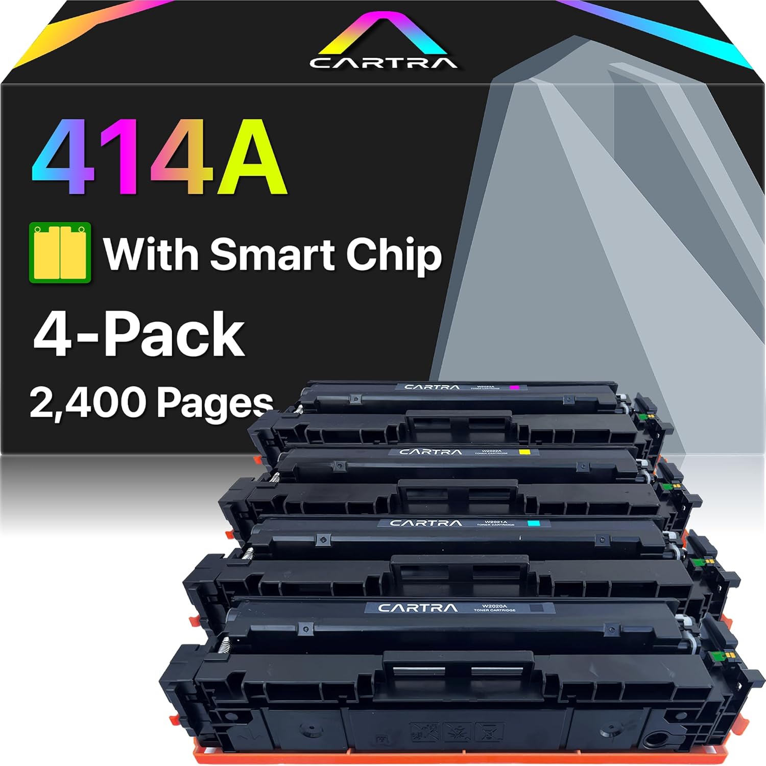 Premium 414X Toner 4-Pack for HP Laserjet