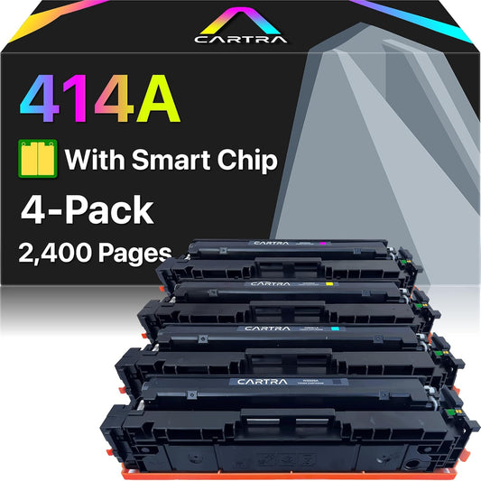 Premium 414X Toner 4-Pack for HP Laserjet