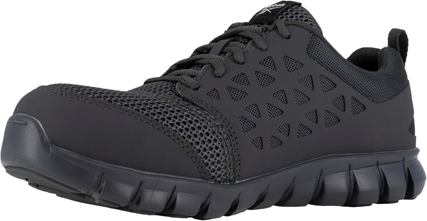 Reebok Work Mens Sublite Cushion Safety Shoes for Comfort